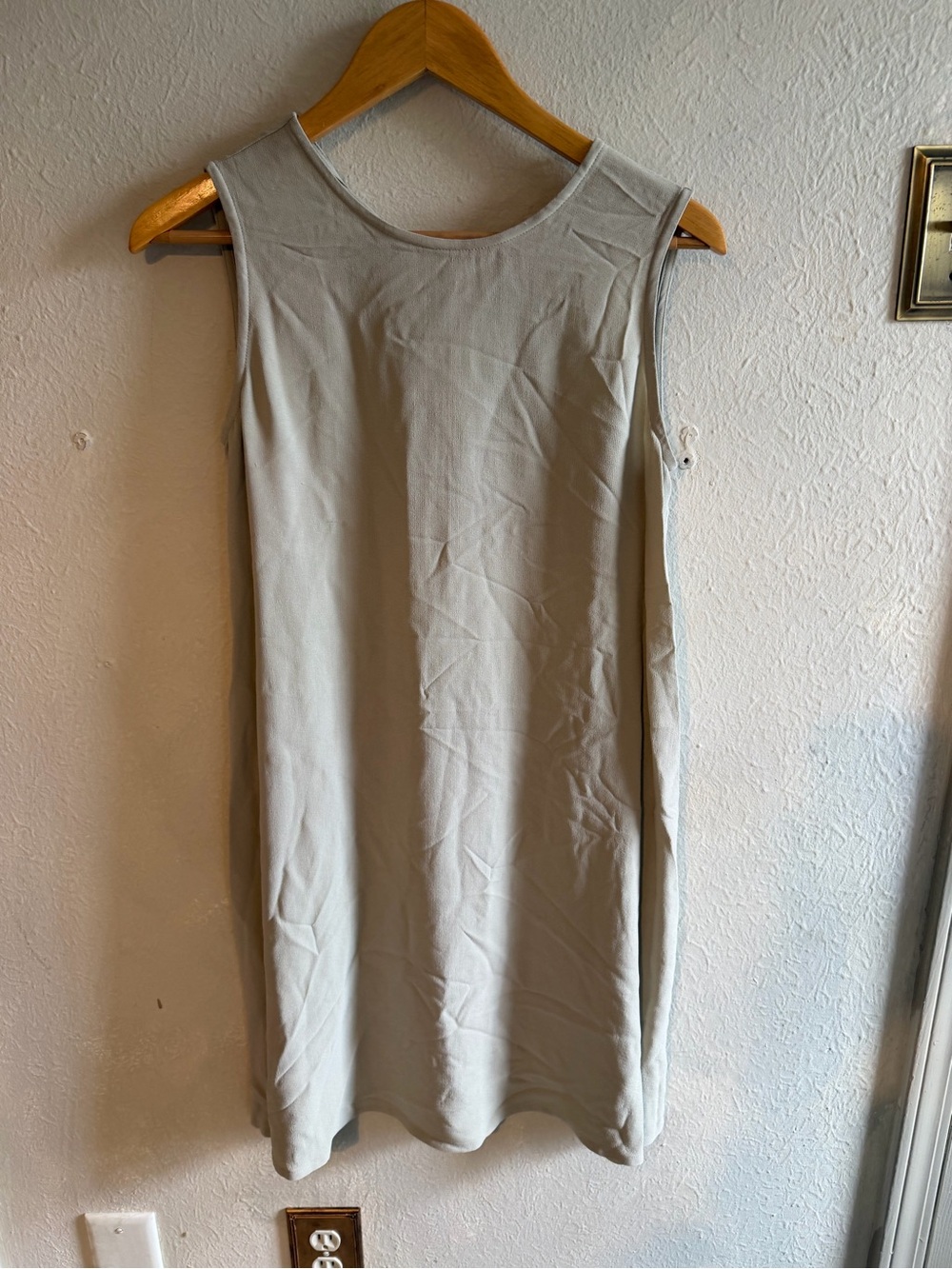 Eileen Fisher Light Gray Sleeveless Tunic